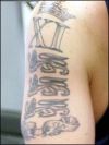 andrew flintoff right arm tattoo pic